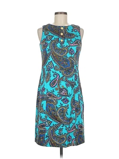 Pre-owned Talbots Casual Dress In Blue