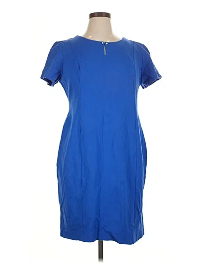 Pre-owned Talbots Casual Dress In Blue