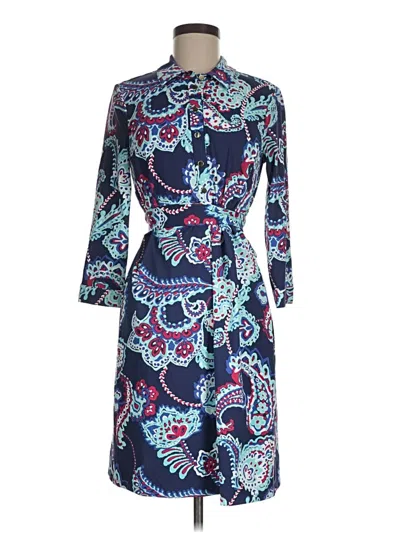 Pre-owned Talbots Casual Dress In Blue