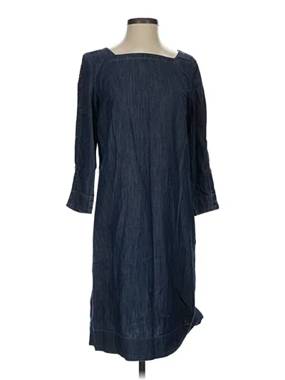 Pre-owned Talbots Casual Dress In Blue