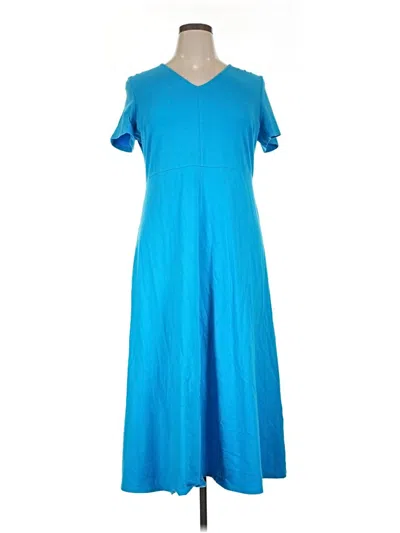 Pre-owned Talbots Casual Dress In Blue