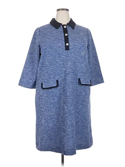 Pre-owned Talbots Casual Dress In Blue