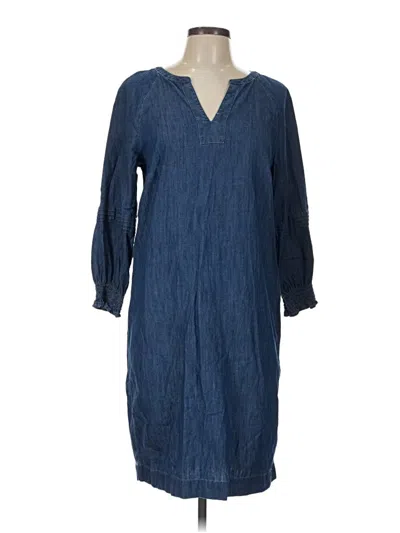 Pre-owned Talbots Casual Dress In Blue