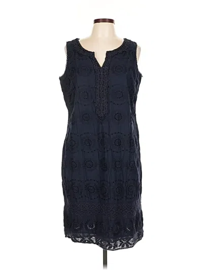 Pre-owned Talbots Casual Dress In Blue