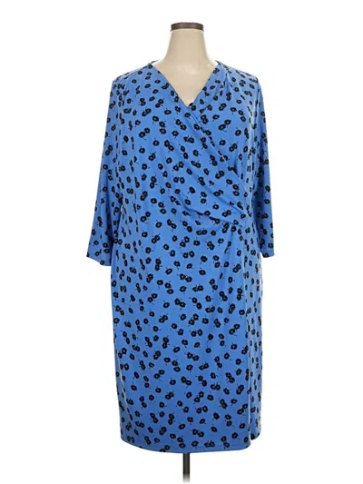Pre-owned Talbots Casual Dress In Blue