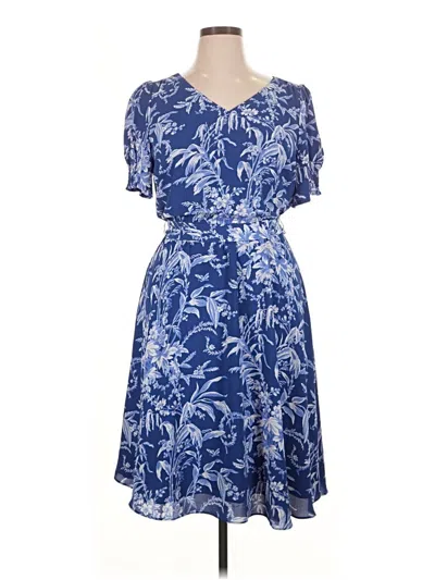 Pre-owned Talbots Casual Dress In Blue