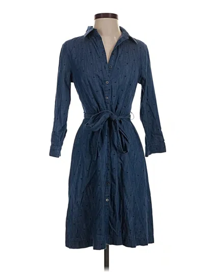 Pre-owned Talbots Casual Dress In Blue