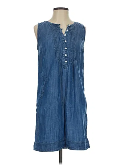 Pre-owned Talbots Casual Dress In Blue