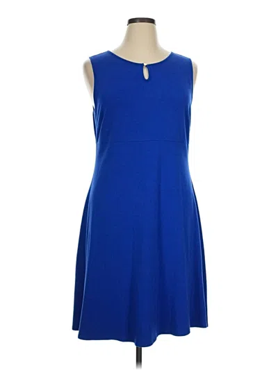 Pre-owned Talbots Casual Dress In Blue