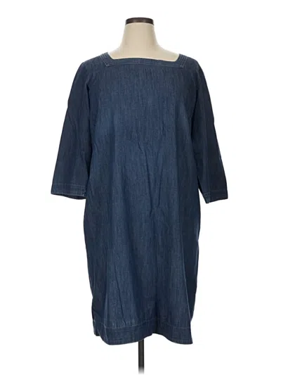 Pre-owned Talbots Casual Dress In Blue