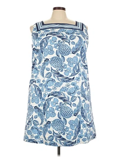 Pre-owned Talbots Casual Dress In Blue