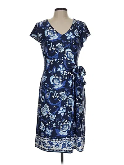 Pre-owned Talbots Casual Dress In Blue