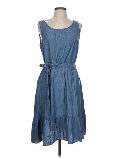 Pre-owned Talbots Casual Dress In Blue
