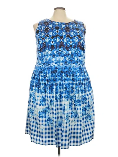 Pre-owned Talbots Casual Dress In Blue