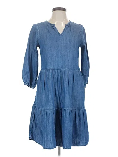 Pre-owned Talbots Casual Dress In Blue