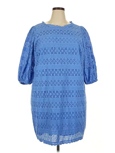 Pre-owned Talbots Casual Dress In Blue
