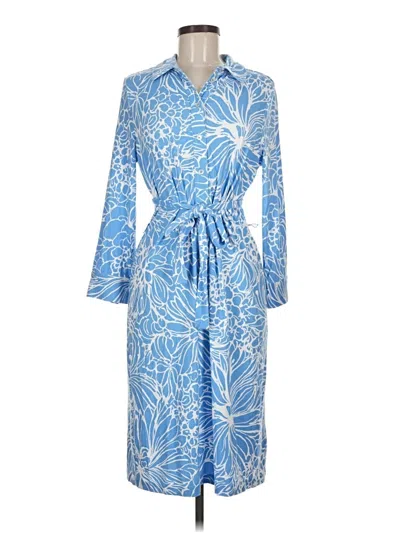 Pre-owned Talbots Casual Dress In Blue