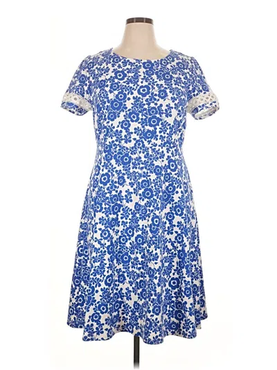 Pre-owned Talbots Casual Dress In Blue