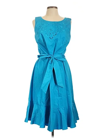 Pre-owned Talbots Casual Dress In Blue