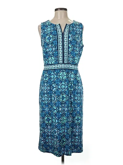 Pre-owned Talbots Casual Dress In Blue