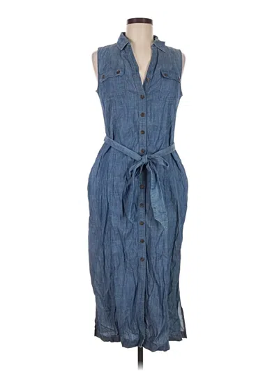 Pre-owned Talbots Casual Dress In Blue