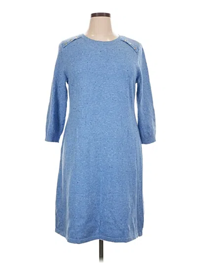 Talbots Casual Dress In Blue