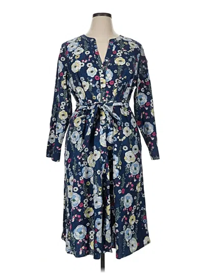 Pre-owned Talbots Casual Dress In Blue