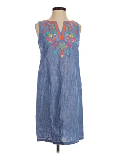 Pre-owned Talbots Casual Dress In Blue