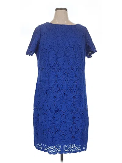 Pre-owned Talbots Casual Dress In Blue