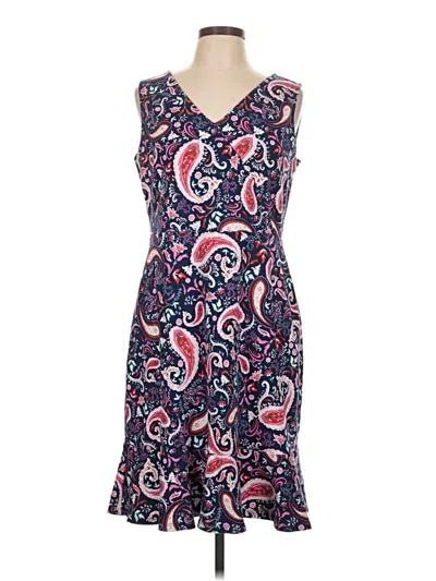 Pre-owned Talbots Casual Dress In Blue