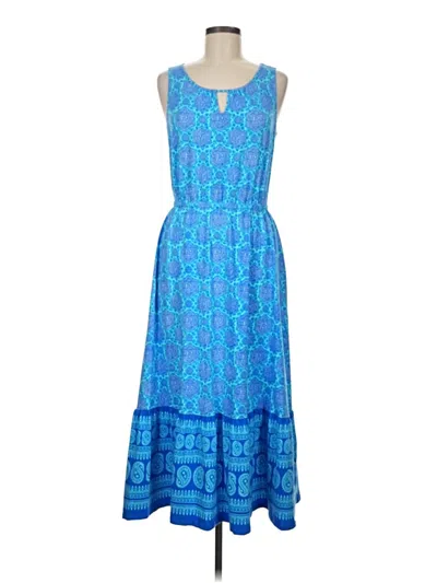 Pre-owned Talbots Casual Dress In Blue