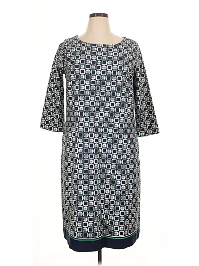 Pre-owned Talbots Casual Dress In Blue