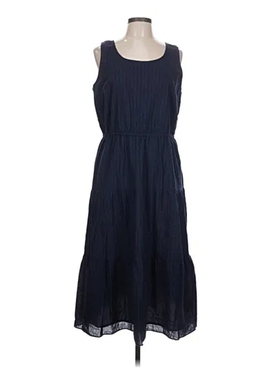 Pre-owned Talbots Casual Dress In Blue