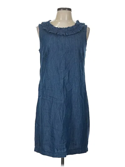 Pre-owned Talbots Casual Dress In Blue