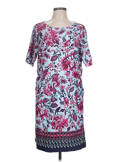 Pre-owned Talbots Casual Dress In Blue