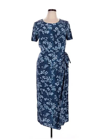 Pre-owned Talbots Casual Dress In Blue