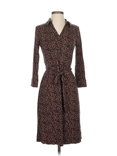 Pre-owned Talbots Casual Dress In Brown