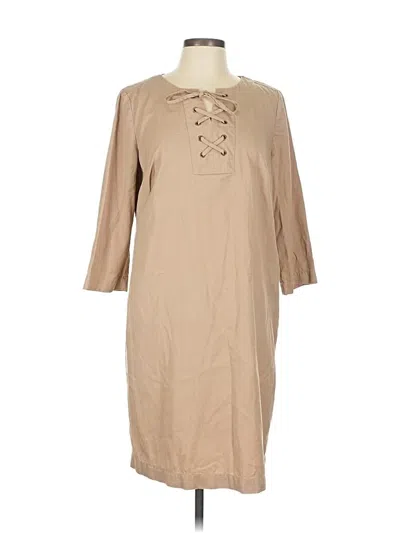 Pre-owned Talbots Casual Dress In Brown