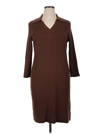Talbots Casual Dress In Brown