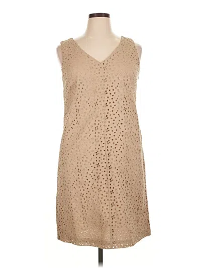 Pre-owned Talbots Casual Dress In Brown