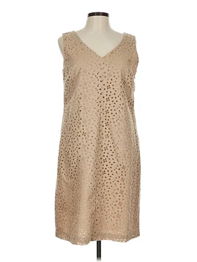 Pre-owned Talbots Casual Dress In Brown