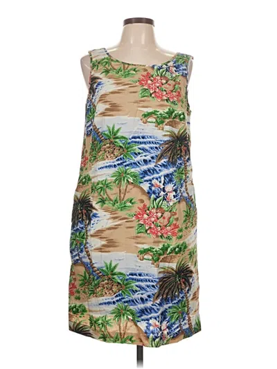 Pre-owned Talbots Casual Dress In Brown