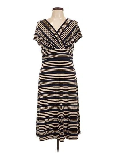 Pre-owned Talbots Casual Dress In Brown