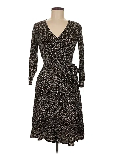 Pre-owned Talbots Casual Dress In Brown