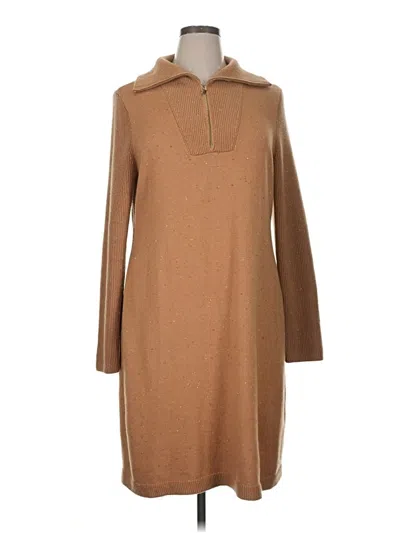 Pre-owned Talbots Casual Dress In Brown