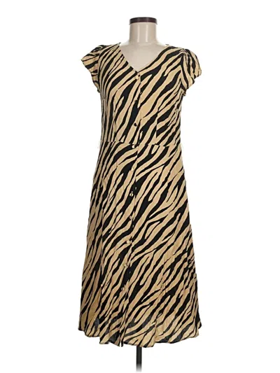 Pre-owned Talbots Casual Dress In Brown