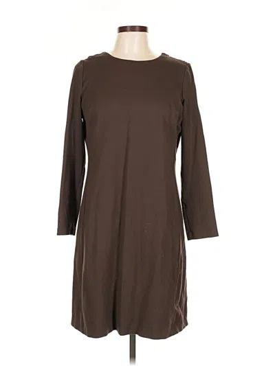 Pre-owned Talbots Casual Dress In Brown