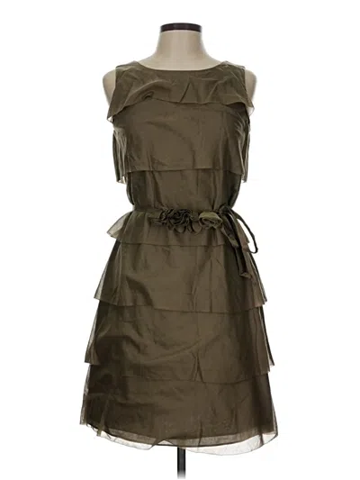 Pre-owned Talbots Casual Dress In Brown