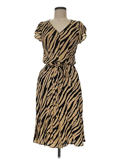 Pre-owned Talbots Casual Dress In Brown