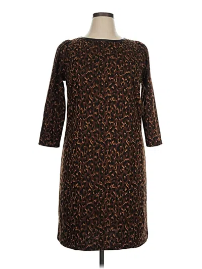 Talbots Casual Dress In Brown